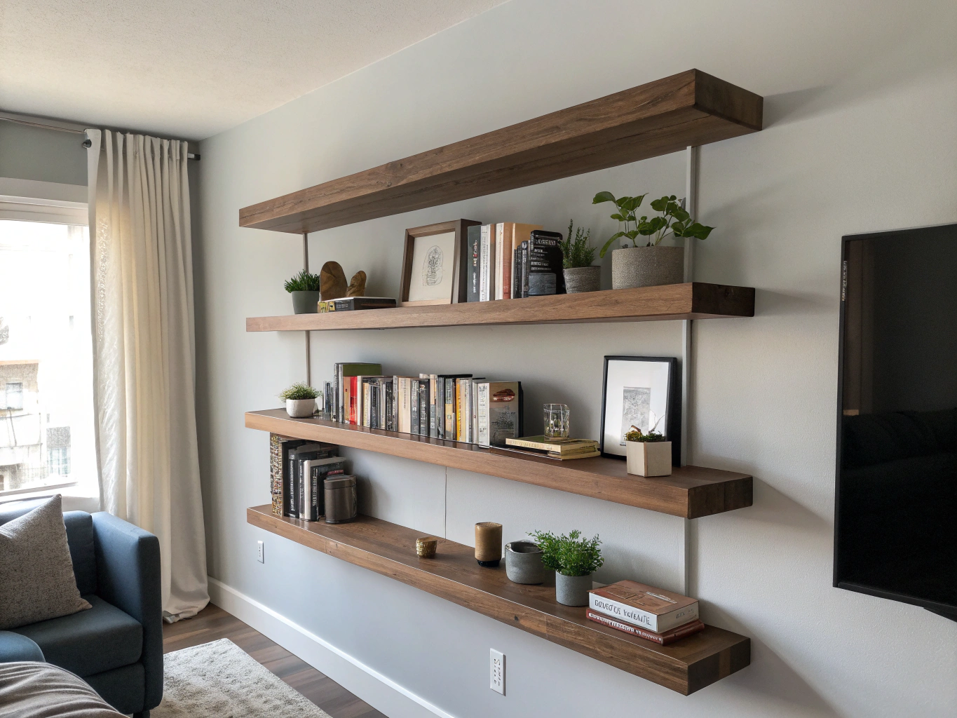 Custom built-in entertainment center and media wall