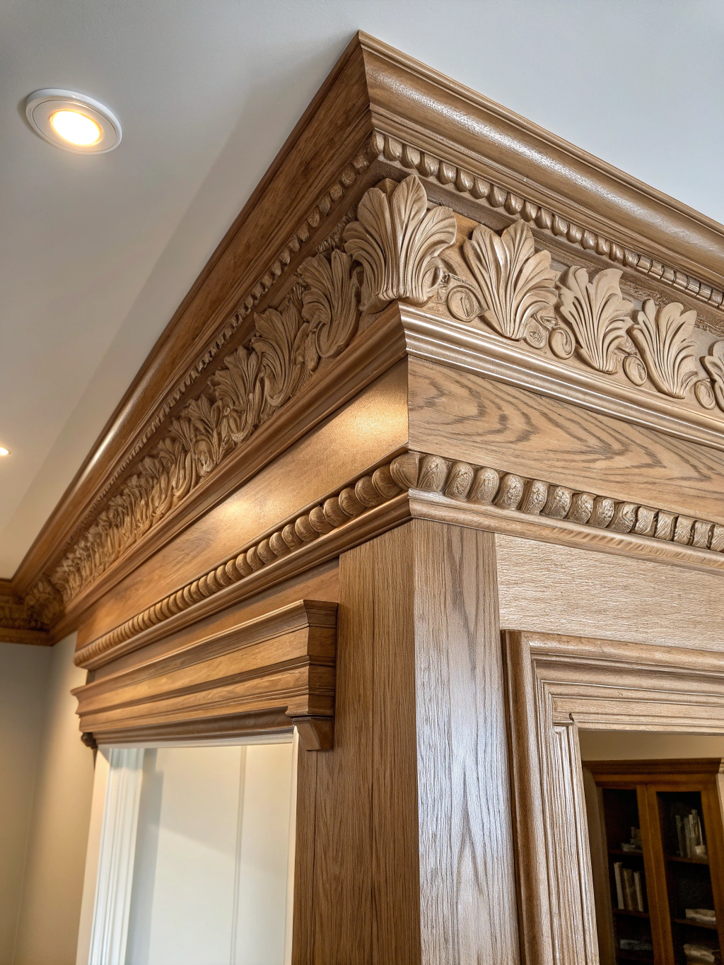 Detailed custom millwork and trim in a luxury home