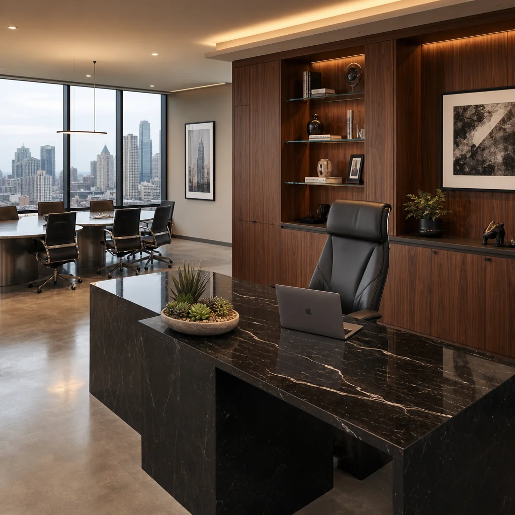 Custom home office cabinetry