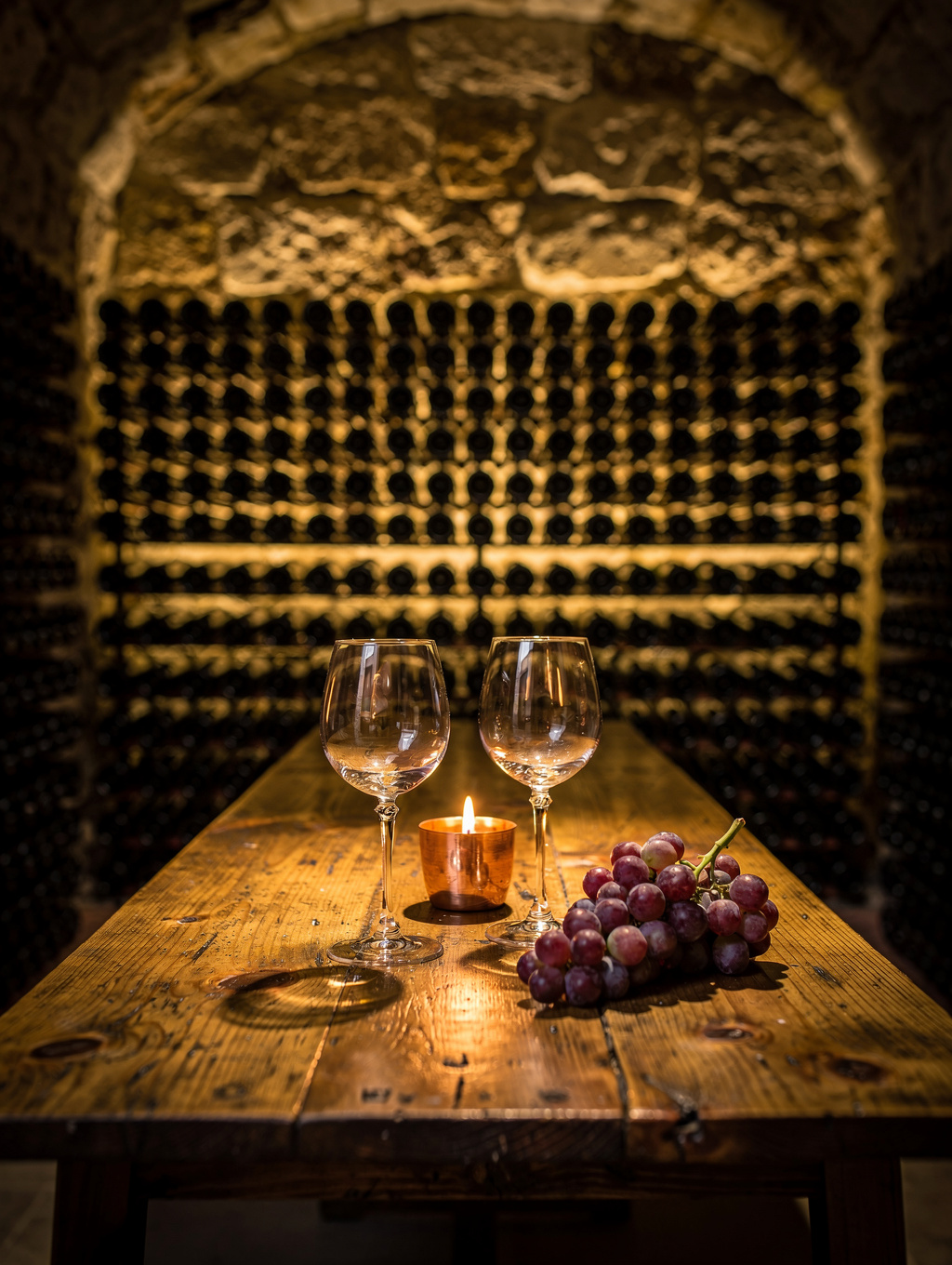 Custom wine cellar cabinetry